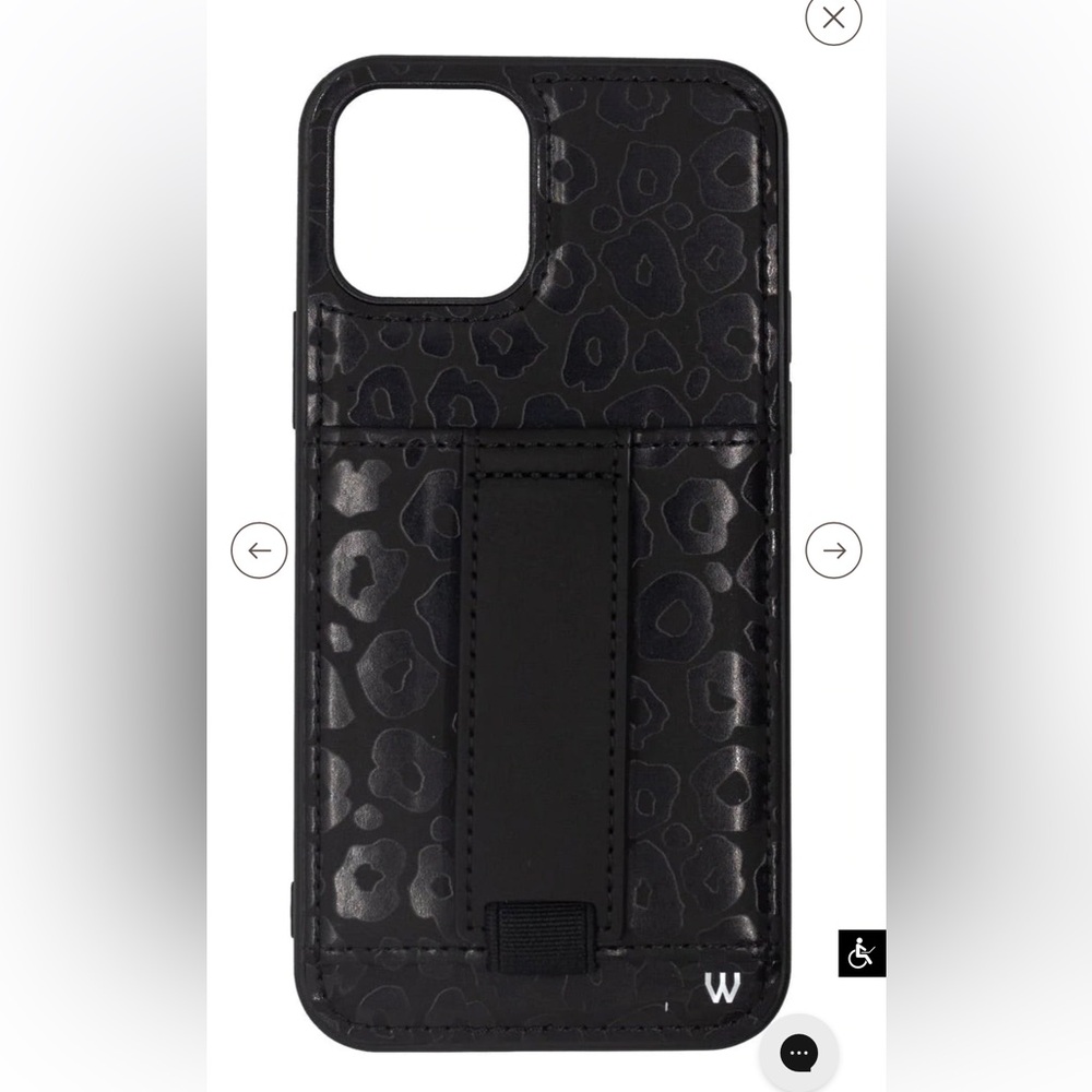 Blacked Out Leopard Walli Case